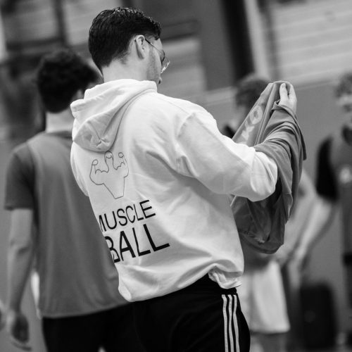 MuscleBall Hoodie Seizoen 1 Grijs