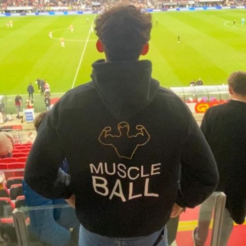 MuscleBall Hoodie Seizoen 1 Zwart