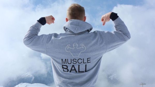 MuscleBall Hoodie Seizoen 1 Grijs