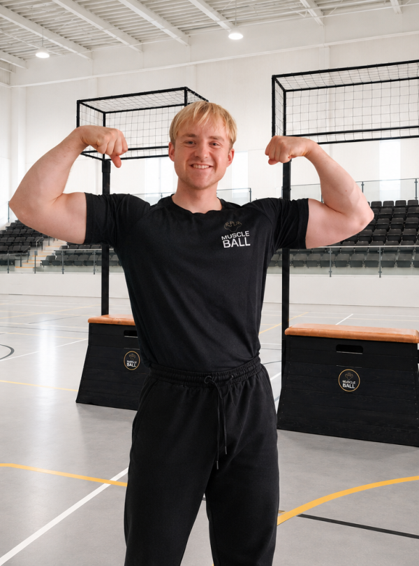 MuscleBall Sport T Zwart