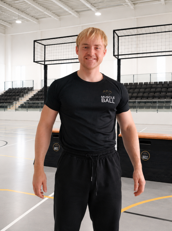 MuscleBall Sport T Zwart